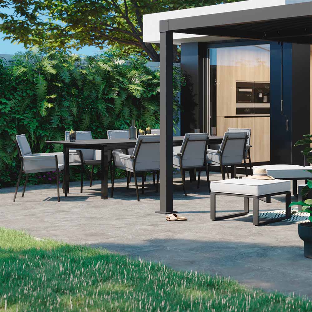 Mesa de jardín extensible Odyssea de aluminio