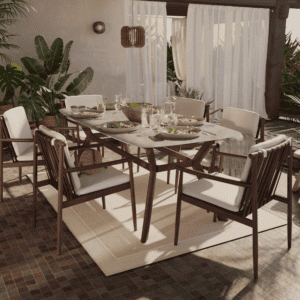 Mesa de comedor de exterior RETRO