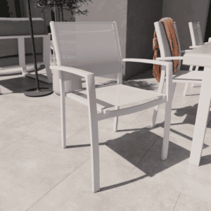 Silla de exterior c/brazos LYRA BETA