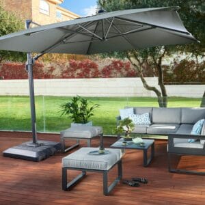 Parasol Lateral rectangular LED Sonora
