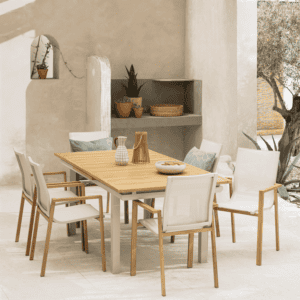 Mesa de comedor Ext 6/10P de exterior ODYSSEA+