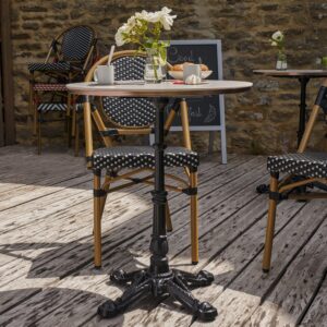 Mesa de comedor redonda de exterior PARIS