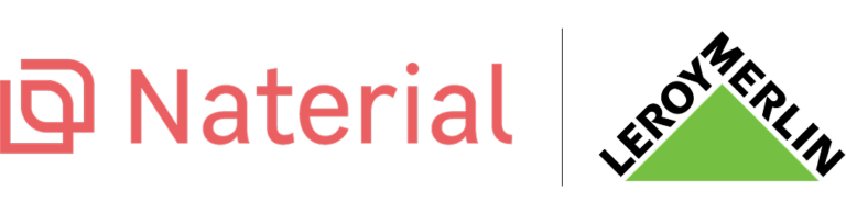 Naterial X Leroy Merlin logo