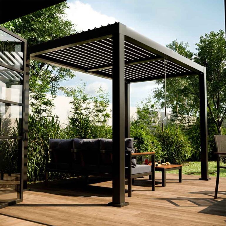 Pérgola de aluminio Clima Bio gris
