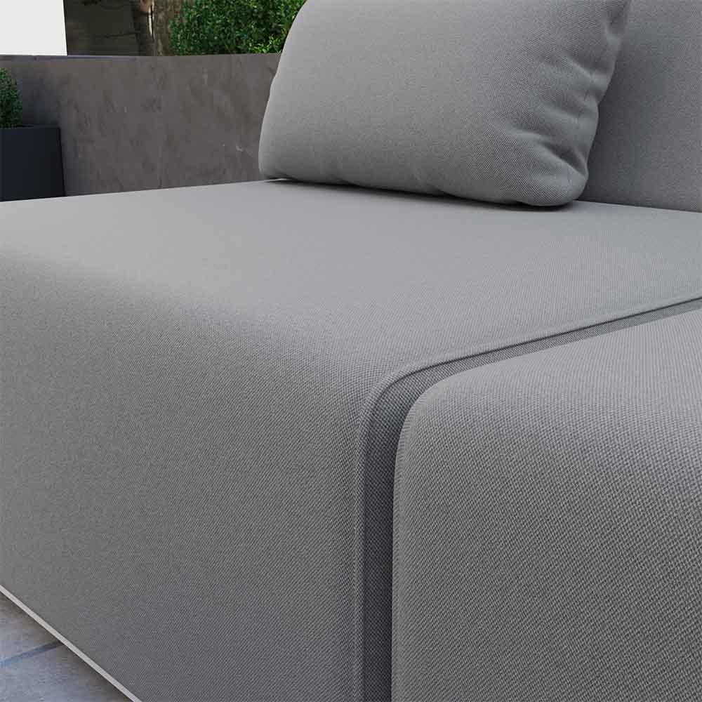 Sillón de jardín Neptune de aluminio