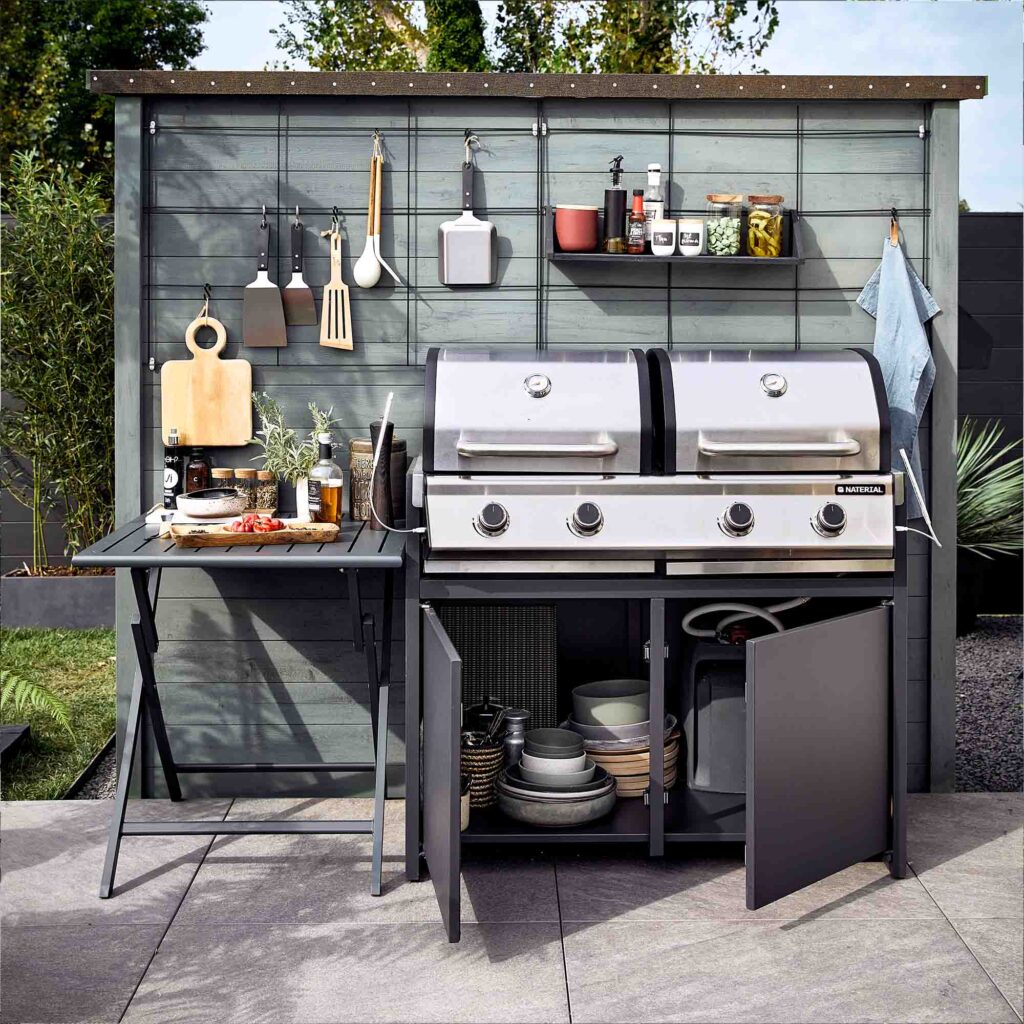 Barbacoa de Gas Europa 4 Quemadores: Potencia y Elegancia para Más de 10 Personas