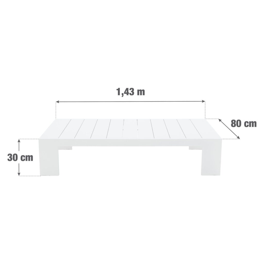 Mesa auxiliar de aluminio Lagun Ferrari