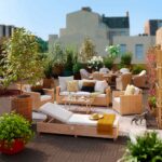 Salon de jardin aluminium résine tressée Medena 5 personnes