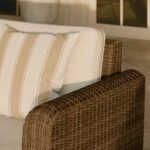 Salon de jardin d'angle aluminium Nerea 5 personnes résine tressée