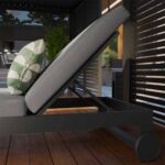 Bain de soleil aluminium Athena anthracite