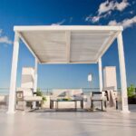 Pergola bioclimatique autoportante Persea blanc