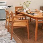Fauteuil de jardin teck Aurora
