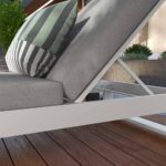 Bain de soleil aluminium Athena Blanc