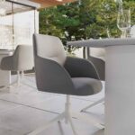 Fauteuil de repas aluminium Neptune