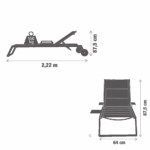 Transat aluminium Odyssea II anthracite