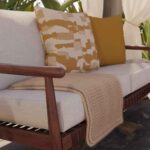 Salon de jardin aluminium Retro 2 personnes marron