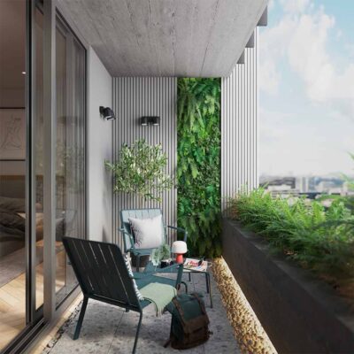 Fauteuil de jardin aluminium Idaho bleu