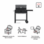 Barbecue charbon de bois Centaurus anthracite