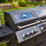 Barbecue gas premium 8 bruleurs acier inoxydable anthracite Upsilon