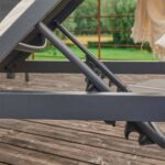 Transat multiposition aluminium textilène anthracite Lyra Beta