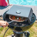 Barbecue charbon de bois rond diamètre 57 cm anthracite Phoenix Beta III