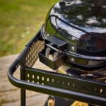 Barbecue charbon de bois sur chariot avec roues diamètre 54 cm anthracite Phoenix Gamma