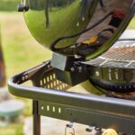 Barbecue charbon de bois sur chariot avec roues diamètre 54 cm anthracite Phoenix Gamma