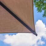 Parasol led rectangulaire en acrylique aluminium Odyssea Premium