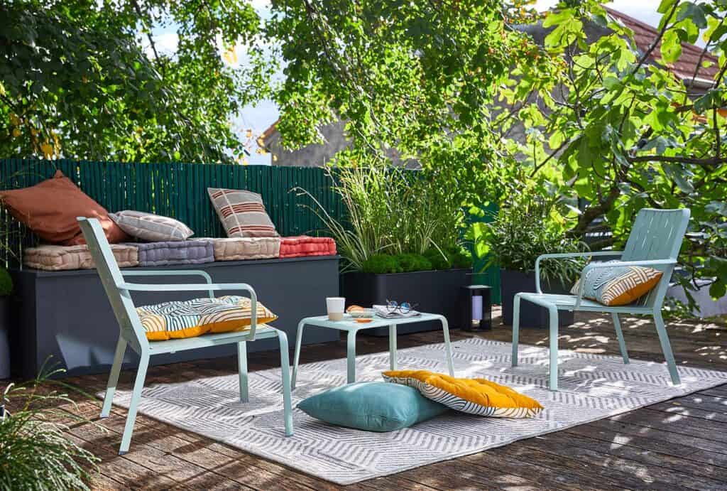 Coin du jardin inutilisé - idées pour en faire un lieu de détente - 1