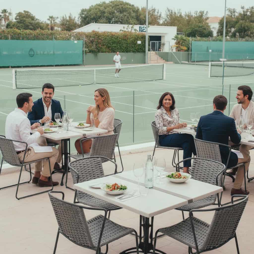 Naterial PRO livia Tennis B2B Professionnel mobilier extérieur