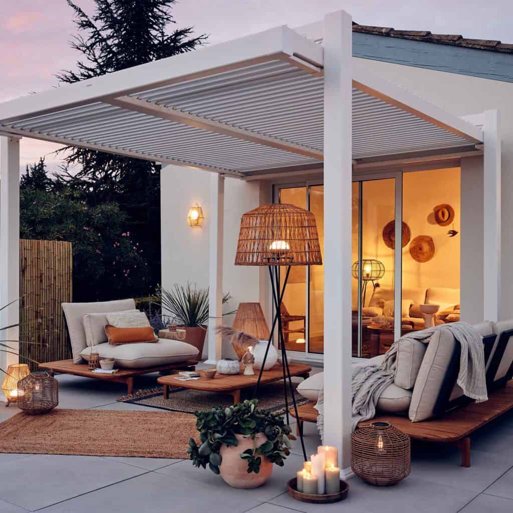 Salon de jardin aurora pergola odyssea