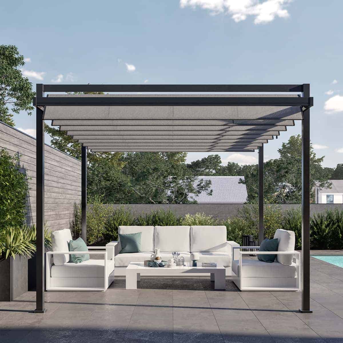 Fauteuil de jardin aluminium Lagun