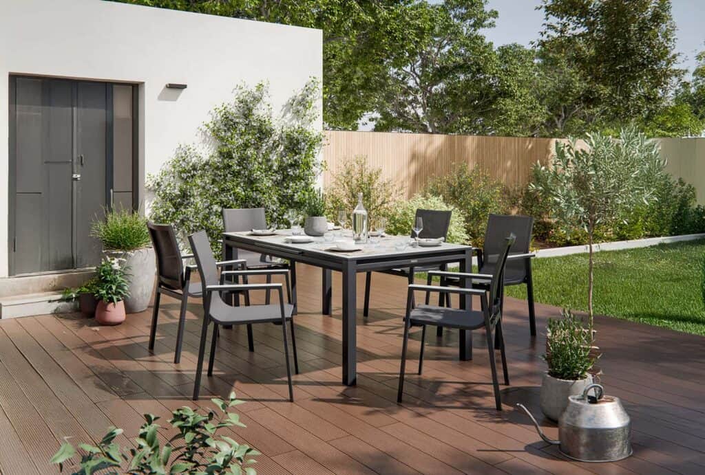 Les chaises de jardin en aluminium - légères, modernes et durables