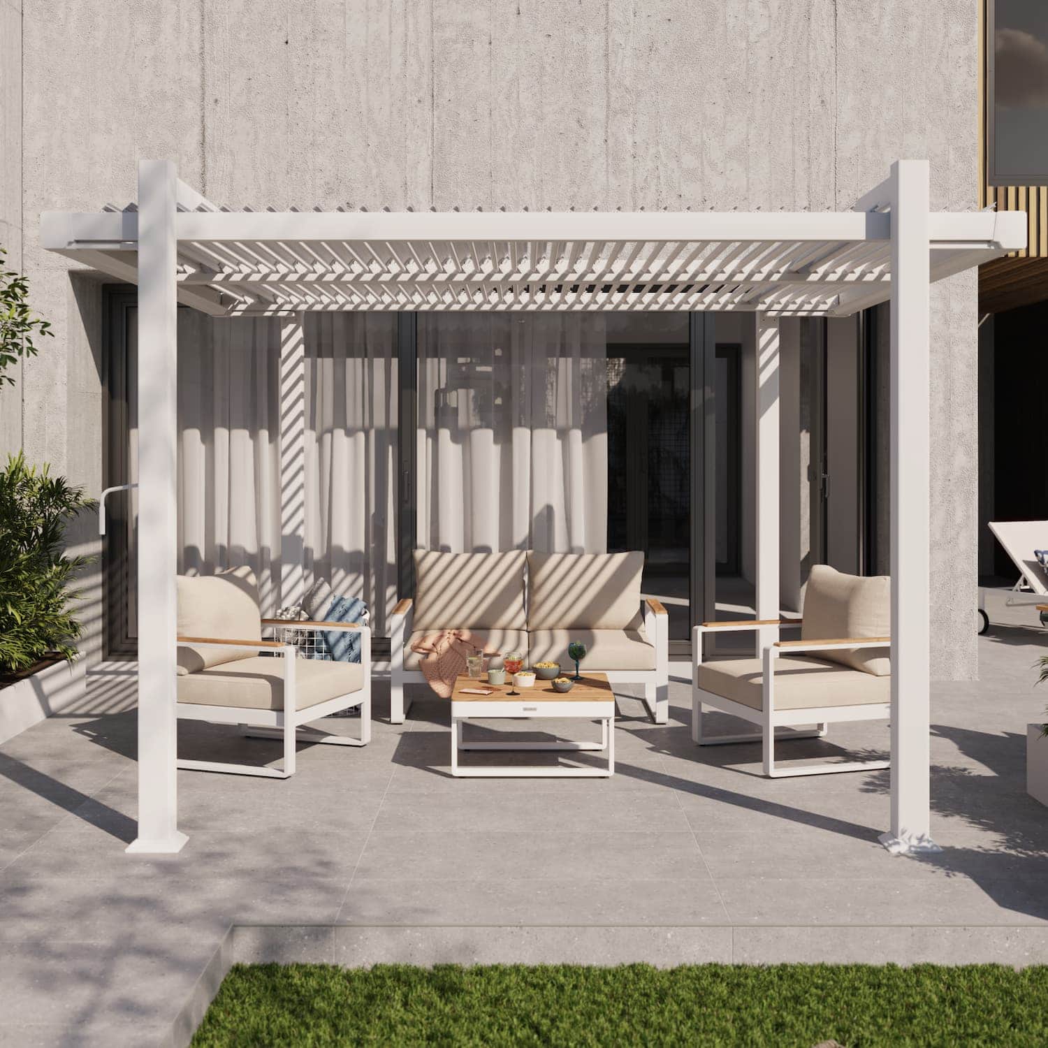 Comment aménager une terrasse exposée au vent ?