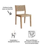Chaise de jardin en bois Ribeira