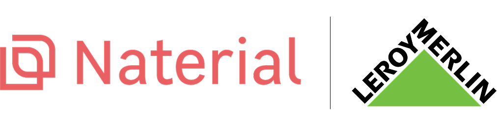 Naterial X Leroy Merlin logo