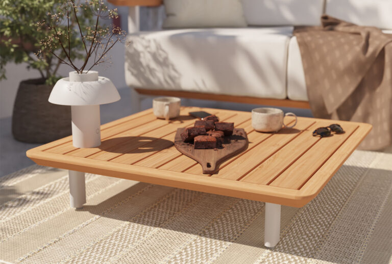 3 styles de salon de jardin avec leur table basse idéale