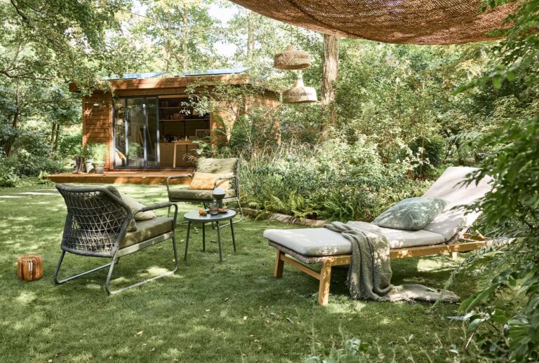 Coin du jardin inutilisé