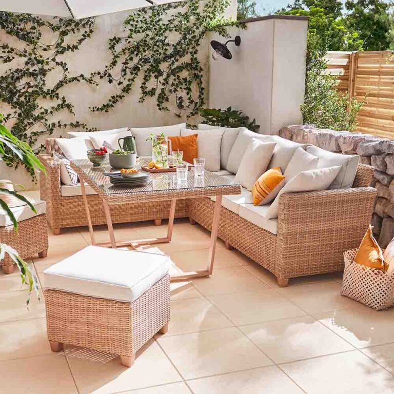 Set de muebles de jardín de aluminio Medena
