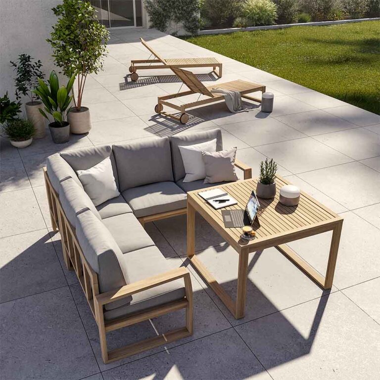 Conjunto de jardín Solaris de acacia