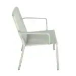 Silla baja con apoyabrazos aluminio Idaho
