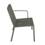 Silla baja con apoyabrazos aluminio Idaho