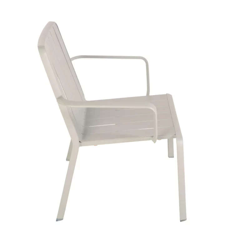 Silla baja con apoyabrazos aluminio Idaho