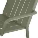 Silla baja con apoyabrazos aluminio Idaho