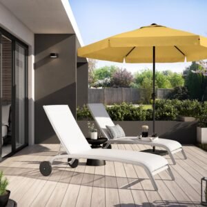 Sombrilla central Avea 296 diam amarillo