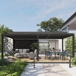 Pérgola Clima Origin 313x614 Gris Oscuro