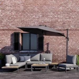 Sombrilla Lateral Avea 290 cms Gris