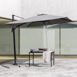 Sombrilla Lateral Aura 290x290 Gris