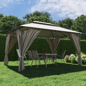 Gazebo Oxis 300x400, visón