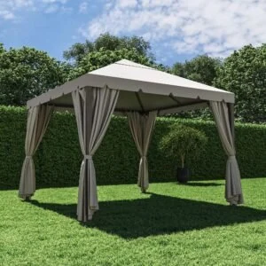 Gazebo Ysis 300x300 con Mosquitero Visón